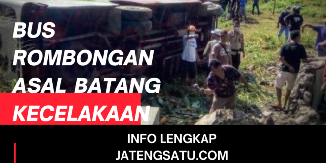 Rombongan Bus Nelayan Batang Kecelakaan di Gunung Kidul