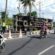Truk Terguling, Semen Berhamburan di Jalan Raya Yogyakarta-Purworejo