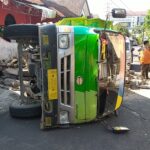 Truk Terguling Teuku Umar Semarang